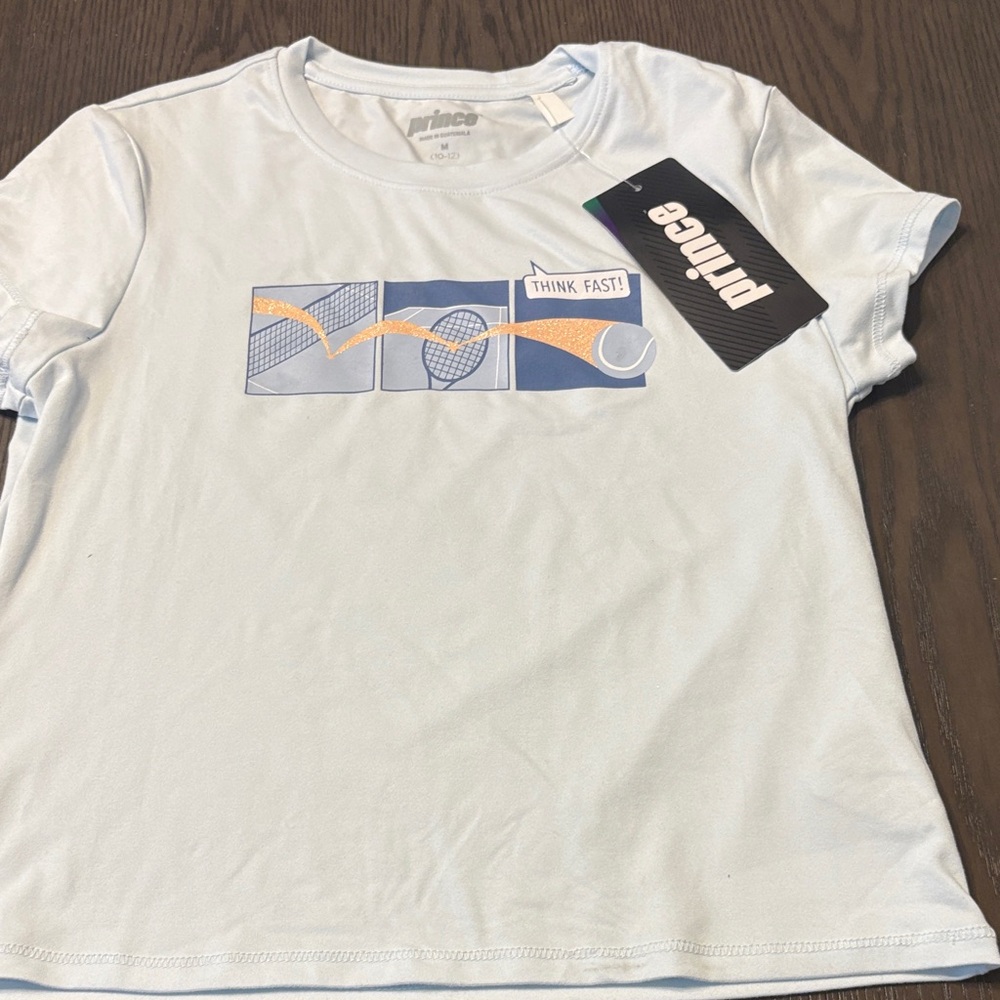 Prince Light Blue Graphic Tee